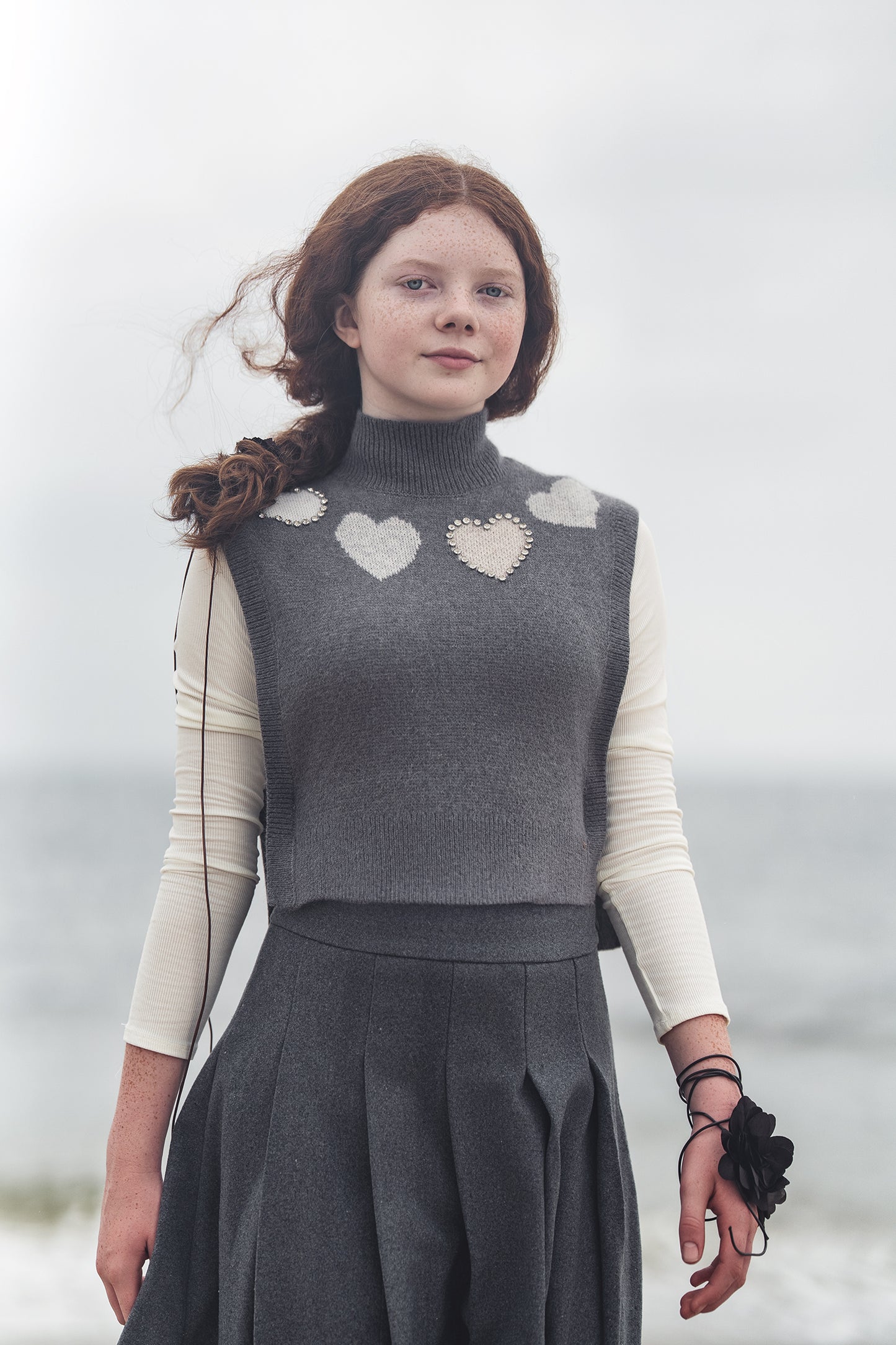 BOX PLEATED SKIRT