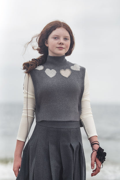 BOX PLEATED SKIRT