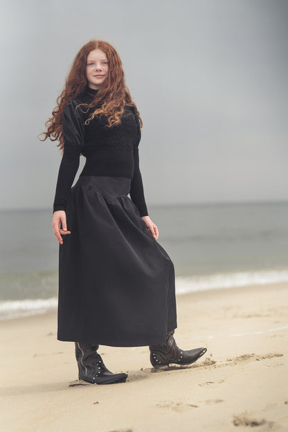 YOKE DETAIL SKIRT