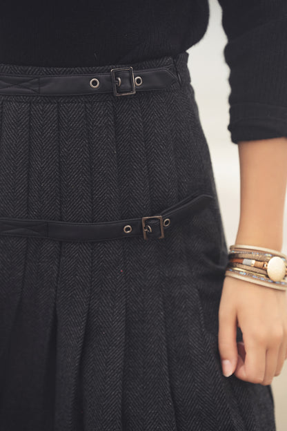 PLEATED SKIRT